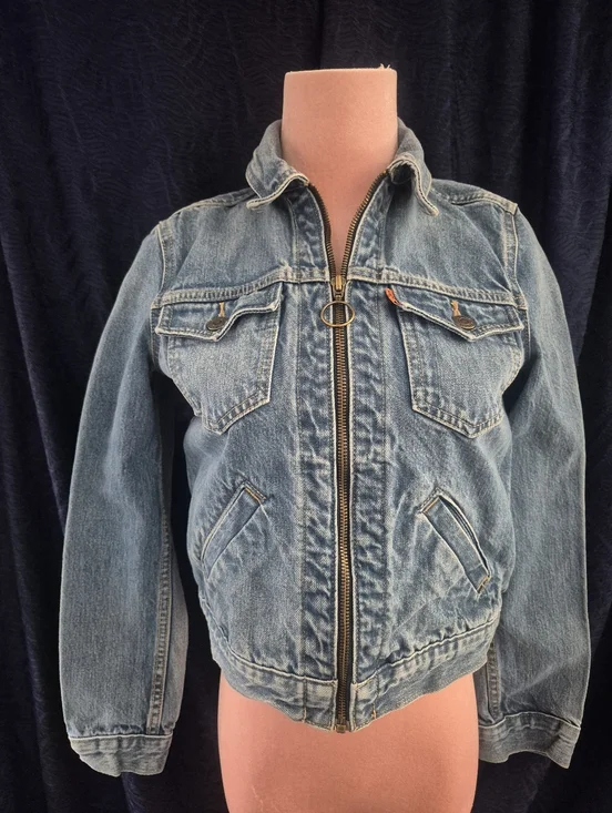 Levi's Orange Tab Vintage Denim Jacket Women's XS - Picture 3 of 11